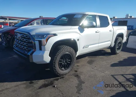 2026 Toyota Tundra Platinum Crewmax 5.5' Bed from USA, damaged, VIN 5TFNA5DB7TX348269